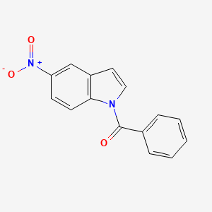 molecular formula C15H10N2O3 B8758832 1-benzoyl-5-nitro-1H-indole CAS No. 512787-41-6