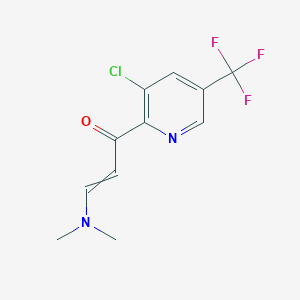 1-[3-Chloro-5-(trifluoromethyl)pyridin-2-yl]-3-(dimethylamino)prop-2-en-1-one