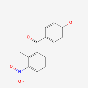 (4-Methoxyphenyl)(2-methyl-3-nitrophenyl)methanone