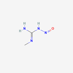 molecular formula C2H6N4O B8758861 N-Methyl-N'-nitrosoguanidine CAS No. 13830-58-5