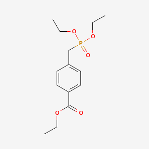 molecular formula C14H21O5P B8758907 Diethyl (4-carbethoxybenzyl)phosphonate CAS No. 71441-08-2