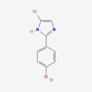4-Bromo-2-(4-hydroxyphenyl)imidazole