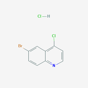 molecular formula C9H6BrCl2N B8759054 6-Bromo-4-chloroquinoline hydrochloride CAS No. 1086062-75-0