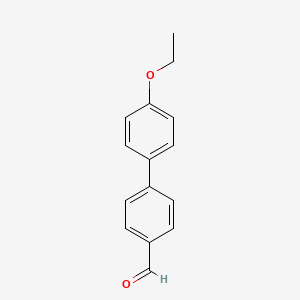 molecular formula C15H14O2 B8759072 4'-Ethoxybiphenyl-4-carbaldehyde 