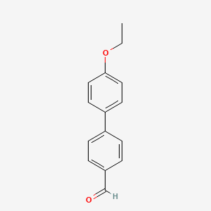 molecular formula C15H14O2 B8759072 4-(4-Ethoxyphenyl)benzaldehyde 