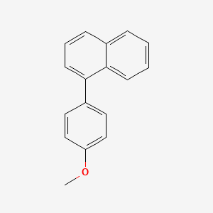 molecular formula C17H14O B8759080 1-(4-Methoxyphenyl)naphthalene 