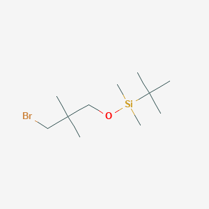 molecular formula C11H25BrOSi B8759142 (3-Bromo-2,2-dimethylpropoxy)(tert-butyl)dimethylsilane 