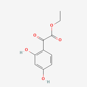 molecular formula C10H10O5 B8759168 Ethyl 2,4-dihydroxyphenylglyoxylate CAS No. 57764-54-2