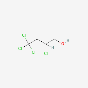 molecular formula C4H6Cl4O B8759172 2,4,4,4-Tetrachlorobutan-1-ol CAS No. 3290-70-8