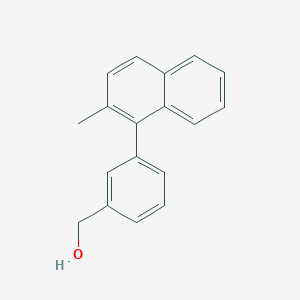 molecular formula C18H16O B8759194 (3-(2-Methylnaphthalen-1-yl)phenyl)methanol 