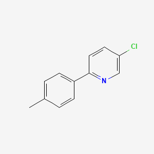 molecular formula C12H10ClN B8759207 5-Chloro-2-(4-methylphenyl)pyridine CAS No. 669770-63-2