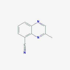 3-Methylquinoxaline-5-carbonitrile