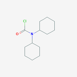 molecular formula C13H22ClNO B8759261 Dicyclohexylcarbamoyl chloride CAS No. 6292-88-2