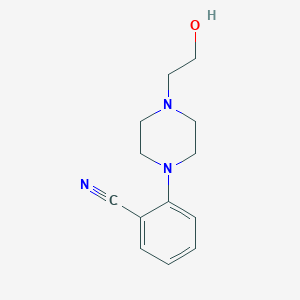 2-(4-(2-Hydroxyethyl)piperazin-1-yl)benzonitrile