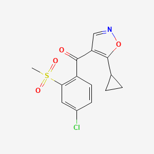 molecular formula C14H12ClNO4S B8759467 Isoxachlortole CAS No. 141112-06-3