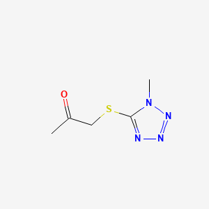 2-Propanone, 1-((1-methyl-1H-tetrazol-5-yl)thio)-