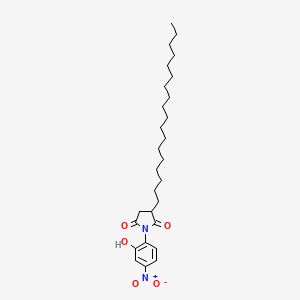 1-(2-Hydroxy-4-nitrophenyl)-3-octadecylpyrrolidine-2,5-dione