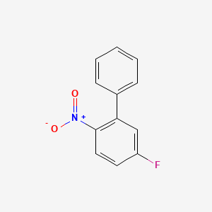 molecular formula C12H8FNO2 B8759547 5-Fluoro-2-nitro-1,1'-biphenyl 