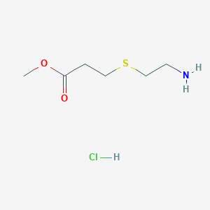 Methyl 3-[(2-aminoethyl)sulfanyl]propanoate hydrochloride