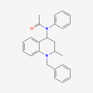 N-(1-benzyl-2-methyl-1,2,3,4-tetrahydroquinolin-4-yl)-N-phenylacetamide