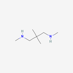 molecular formula C7H18N2 B8759586 [2,2-dimethyl-3-(methylamino)propyl](methyl)amine 