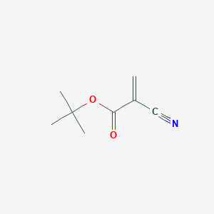 molecular formula C8H11NO2 B8759590 Tert-butyl 2-cyanoacrylate CAS No. 37891-36-4