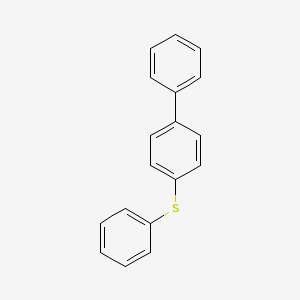 molecular formula C18H14S B8759595 4-Biphenylyl phenyl sulfide CAS No. 59090-57-2