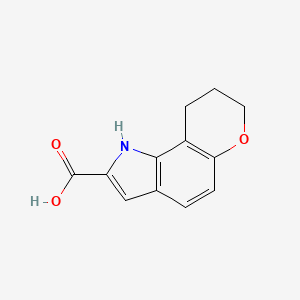 1,7,8,9-Tetrahydropyrano[2,3-g]indole-2-carboxylic acid