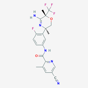 molecular formula C21H19F4N5O2 B8759615 NB-360 HCl 