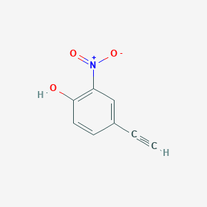 molecular formula C8H5NO3 B8759650 4-Ethynyl-2-nitrophenol CAS No. 70239-81-5