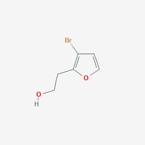 molecular formula C6H7BrO2 B8759673 2-(3-Bromofuran-2-yl)ethan-1-ol 