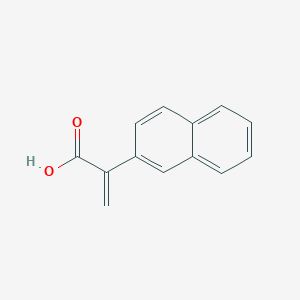 molecular formula C13H10O2 B8759676 2-(2-Naphthyl)acrylic acid 