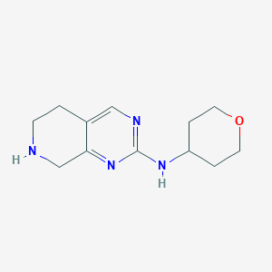 N-(tetrahydro-2H-pyran-4-yl)-5,6,7,8-tetrahydropyrido[3,4-d]pyrimidin-2-amine