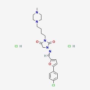 molecular formula C23H30Cl3N5O3 B8759726 Azimilide dihydrochloride 