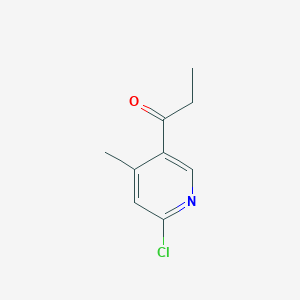 1-(6-Chloro-4-methylpyridin-3-yl)propan-1-one