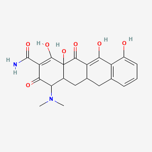 4-(Dimethylamino)-3,10,12,12a-tetrahydroxy-1,11-dioxo-1,4,4a,5,5a,6,11,12a-octahydro-2-naphthacenecarboxamide