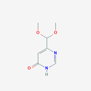 6-Dimethoxymethyl-pyrimidin-4-ol