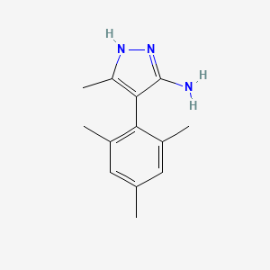 4-Mesityl-5-methyl-1H-pyrazol-3-amine