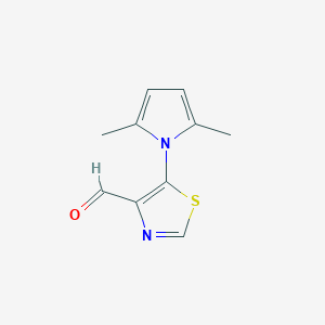 5-(2,5-Dimethyl-1H-pyrrol-1-YL)thiazole-4-carbaldehyde