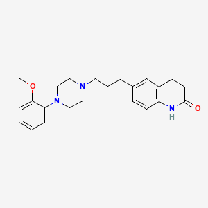 2(1H)-Quinolinone, 3,4-dihydro-6-(3-(4-(2-methoxyphenyl)-1-piperazinyl)propyl)-