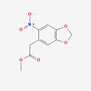 Methyl 2-(6-nitrobenzo[d][1,3]dioxol-5-yl)acetate
