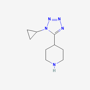 4-(1-cyclopropyl-1H-tetrazol-5-yl)piperidine