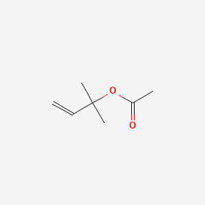 molecular formula C7H12O2 B8759891 3-Buten-2-ol, 2-methyl-, acetate CAS No. 24509-88-4