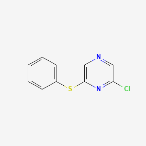 2-Chloro-6-(phenylsulfanyl)pyrazine