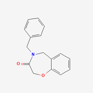 4-benzyl-4,5-dihydro-1,4-benzoxazepin-3(2H)-one