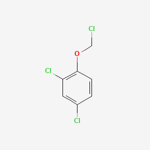 molecular formula C7H5Cl3O B8759917 2,4-Dichloro-1-(chloromethyoxy)benzene CAS No. 13543-09-4