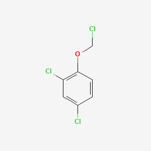 molecular formula C7H5Cl3O B8759917 Chloromethyl 2,4-dichlorophenyl ether CAS No. 13543-09-4