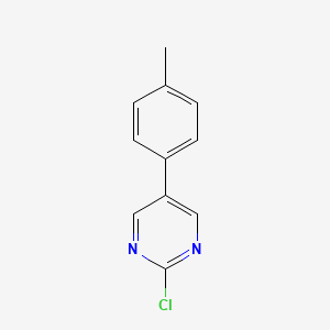 molecular formula C11H9ClN2 B8759935 2-Chloro-5-(4-methylphenyl)pyrimidine CAS No. 27956-37-2