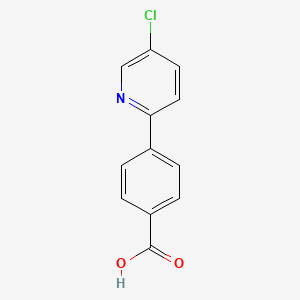 molecular formula C12H8ClNO2 B8759953 4-(5-Chloropyridin-2-yl)benzoic acid CAS No. 406234-30-8
