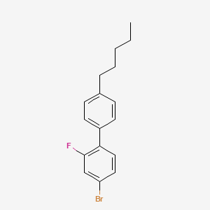 4-Bromo-2-fluoro-4'-pentyl-1,1'-biphenyl